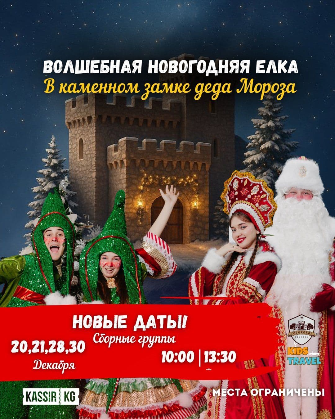 Новогодний Праздник Волшебства и Радости в Замке Деда Мороза!🏰