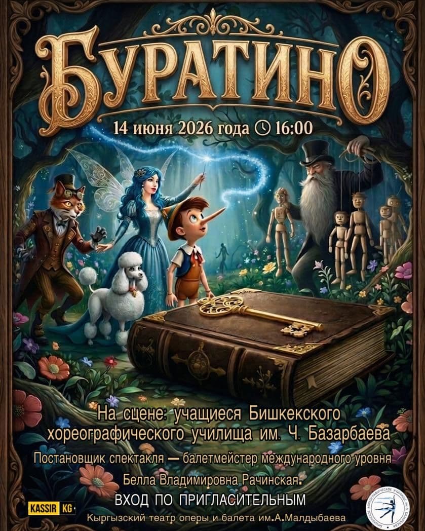Премьера балета «БУРАТИНО» в Бишкеке!