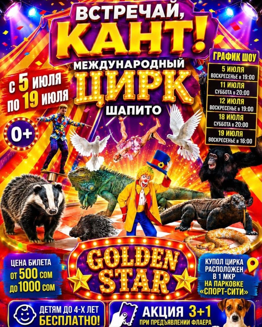 🎪✨ КАНТ, ВСТРЕЧАЙ ЛЕТО ВМЕСТЕ С GOLDEN STAR! ✨🎪
